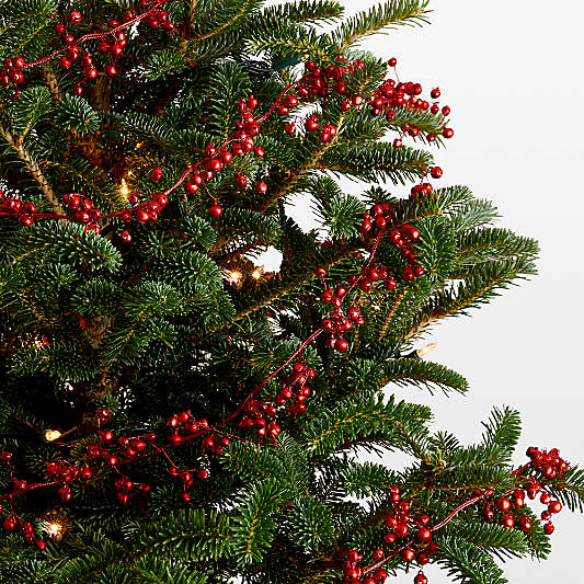 Red Jingle Bell Christmas Tree Garland 6'