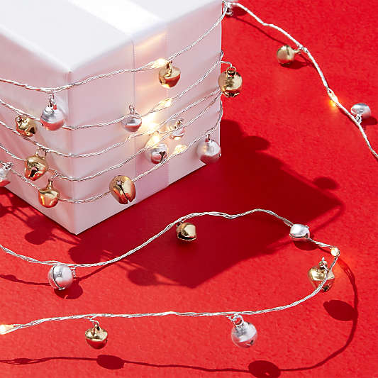 Jingle Bell Gold/Silver String Lights