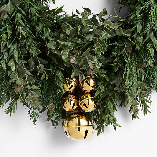 Jingle Bell Door and Wreath Swag