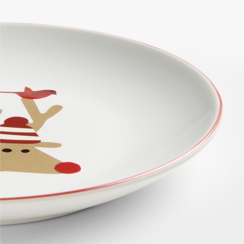 Joan Anderson Arctic Friends Reindeer Salad Plate - image 2 of 3