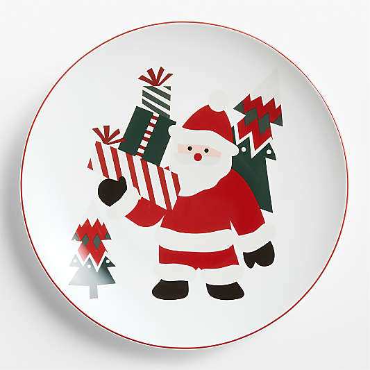 Joan Anderson Arctic Friends Santa Platter