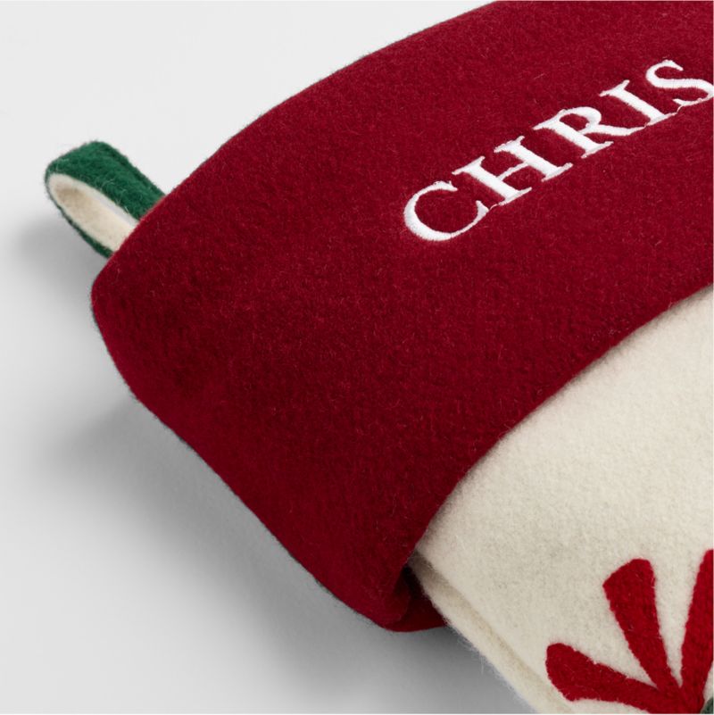 Arctic Friends Santa Wool Christmas Stocking by Joan Anderson - image 3 of 8