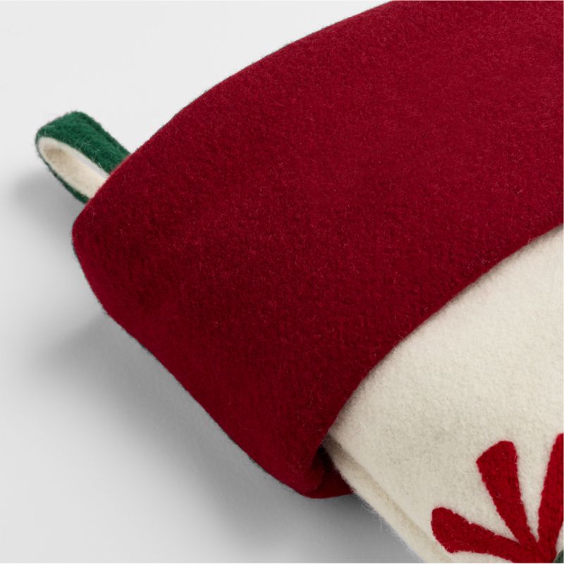 Arctic Friends Santa Wool Christmas Stocking by Joan Anderson - image 3 of 4