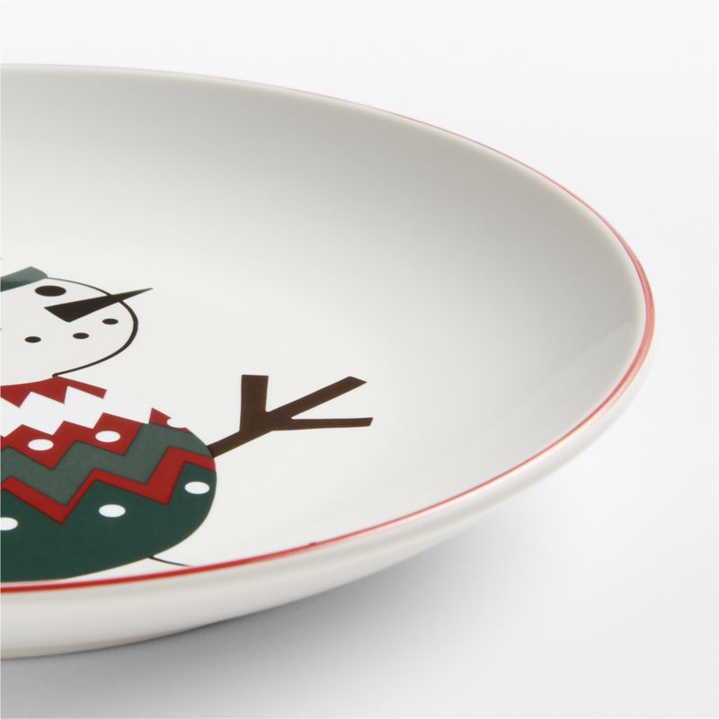 Joan Anderson Arctic Friends Snowman Salad Plate - image 1 of 2