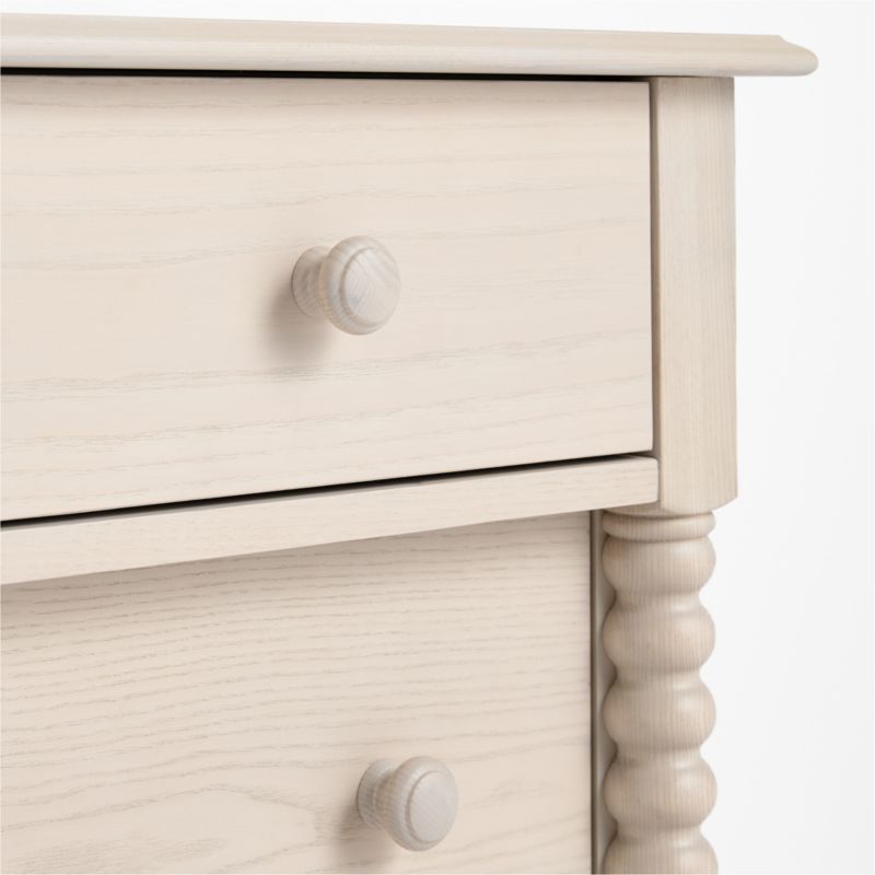Jenny Lind 37" Washed Natural Narrow 4-Drawer Kids Dresser - image 5 of 10
