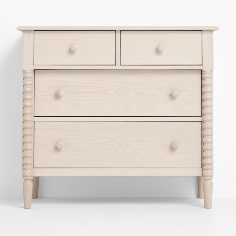 Jenny Lind 37" Washed Natural Narrow 4-Drawer Kids Dresser - image 1 of 10