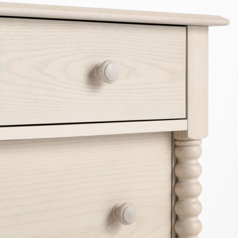 Jenny Lind 37" Washed Natural Tall 5-Drawer Kids Dresser - image 5 of 10