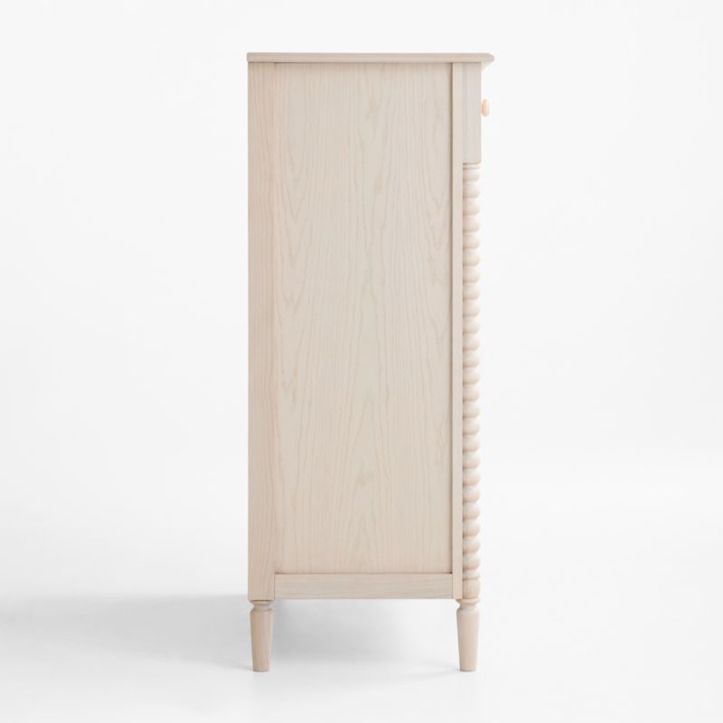 Jenny Lind 37" Washed Natural Tall 5-Drawer Kids Dresser - image 4 of 10