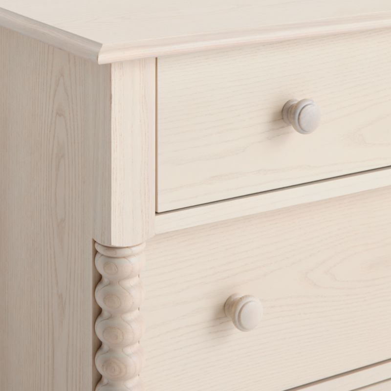 Jenny Lind 54" Washed Natural Wide 7-Drawer Kids Dresser - image 5 of 10