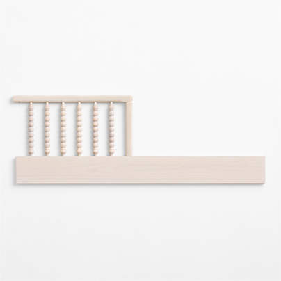Jenny Lind Washed Natural Spindle Toddler Bed Rail
