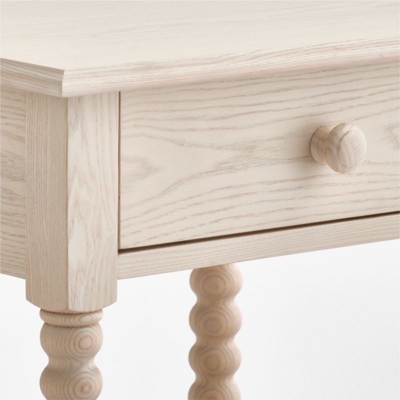Set of 2 Jenny Lind 21" Washed Natural Spindle Kids Nightstand with Drawer - image 4 of 9
