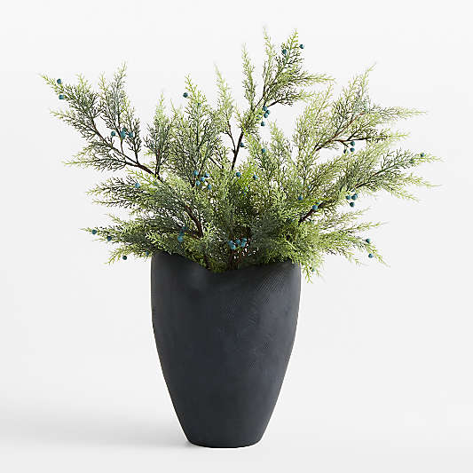 Faux Juniper Berry Holiday Stem 35"