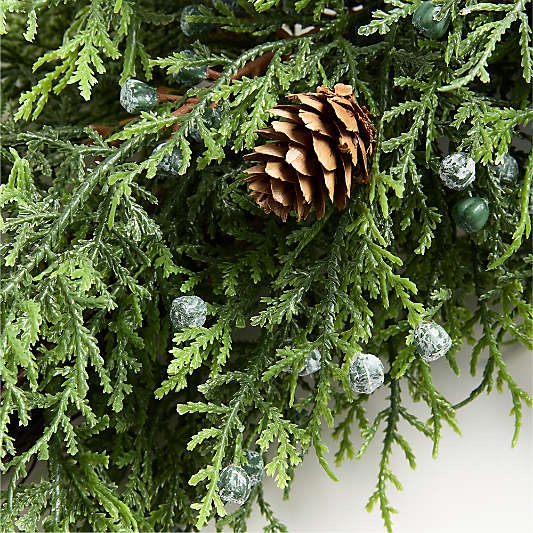 Faux Juniper Berry Holiday Swag 42'