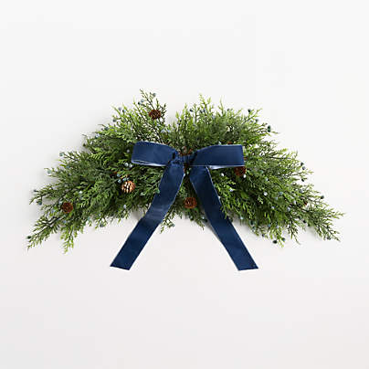 Faux Juniper Berry Holiday Swag 42'