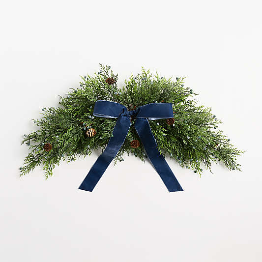 Faux Juniper Berry Holiday Swag 42'