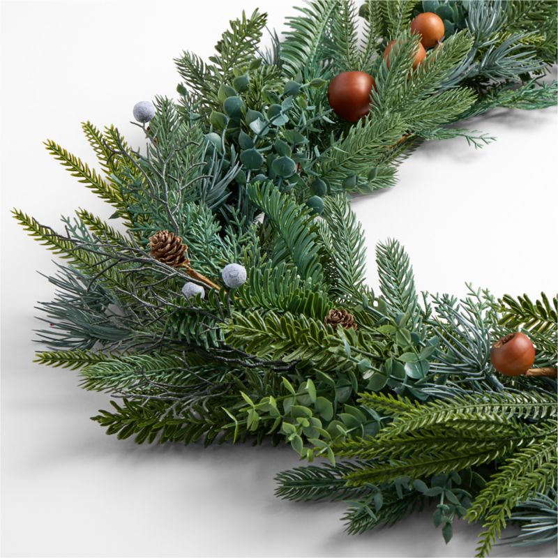 Faux Juniper, Pinecone and Acorn Holiday Garland 6' - image 4 of 5