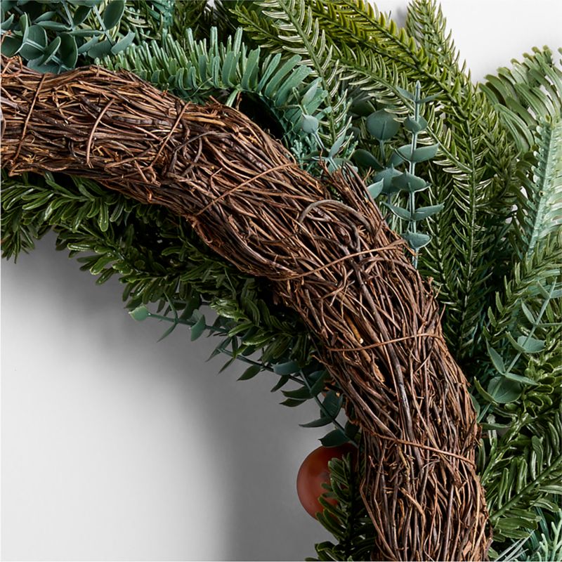 Faux Juniper, Pinecone and Acorn Holiday Wreath 28" - image 5 of 6