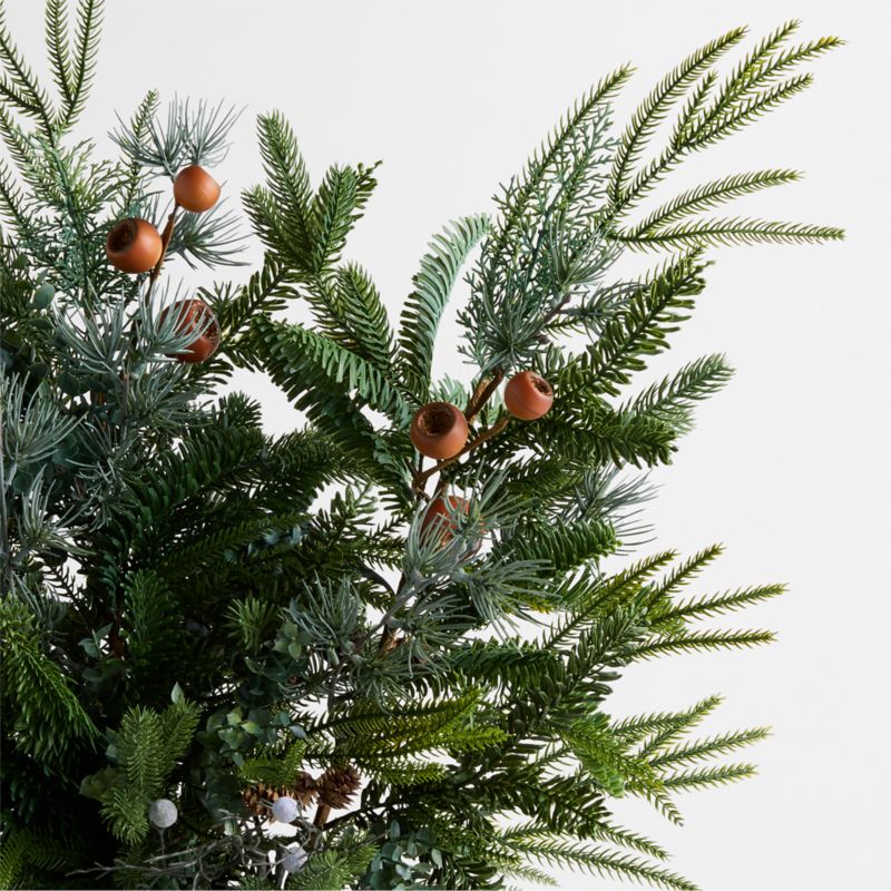 Faux Juniper, Pinecone and Acorn Holiday Stem 41" - image 1 of 3
