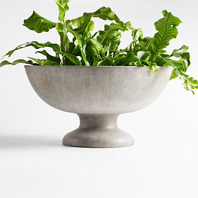 View Jo Low Grey Outdoor Pedestal Planter details