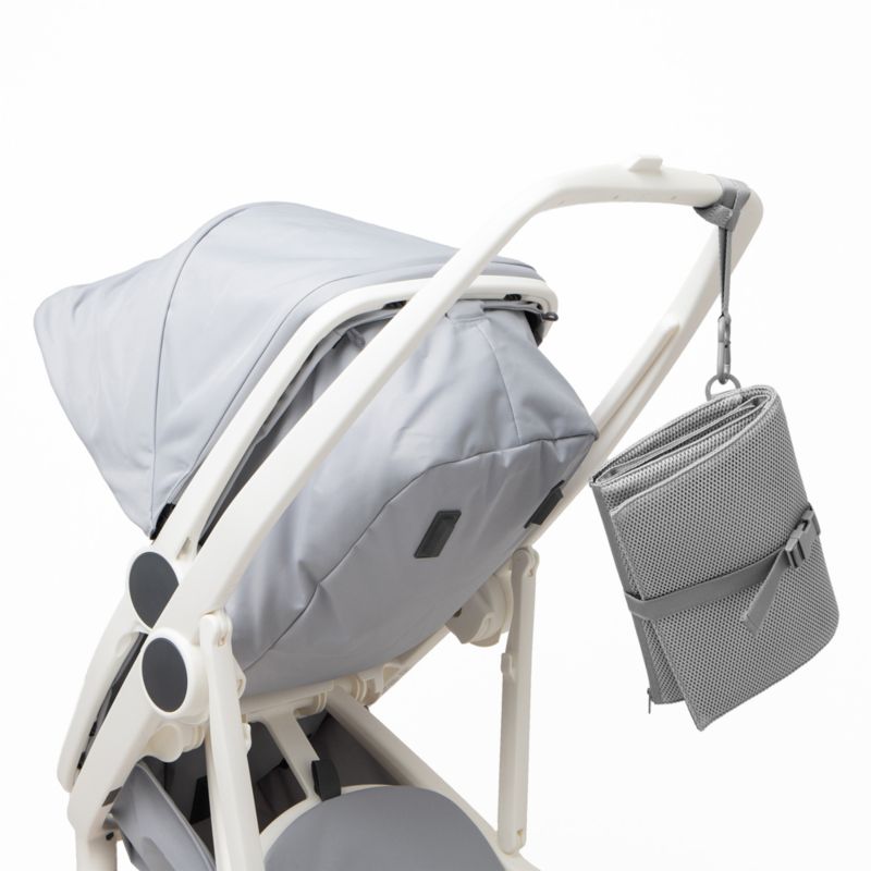 Dagne Dover Joey Heather Grey Diaper Changing Kit - image 5 of 7