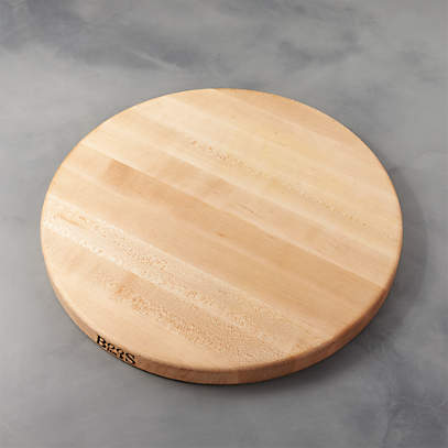 John Boos Small Maple Wood Cutting Board for Kitchen, 12 x 12 x 1.5 