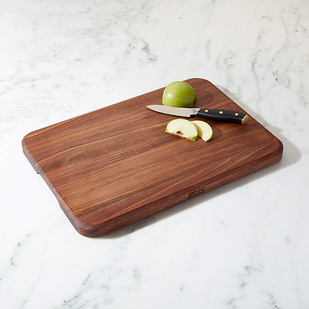 John Boos 1" Walnut Cutting Board 20"x14" + Reviews Crate & Barrel