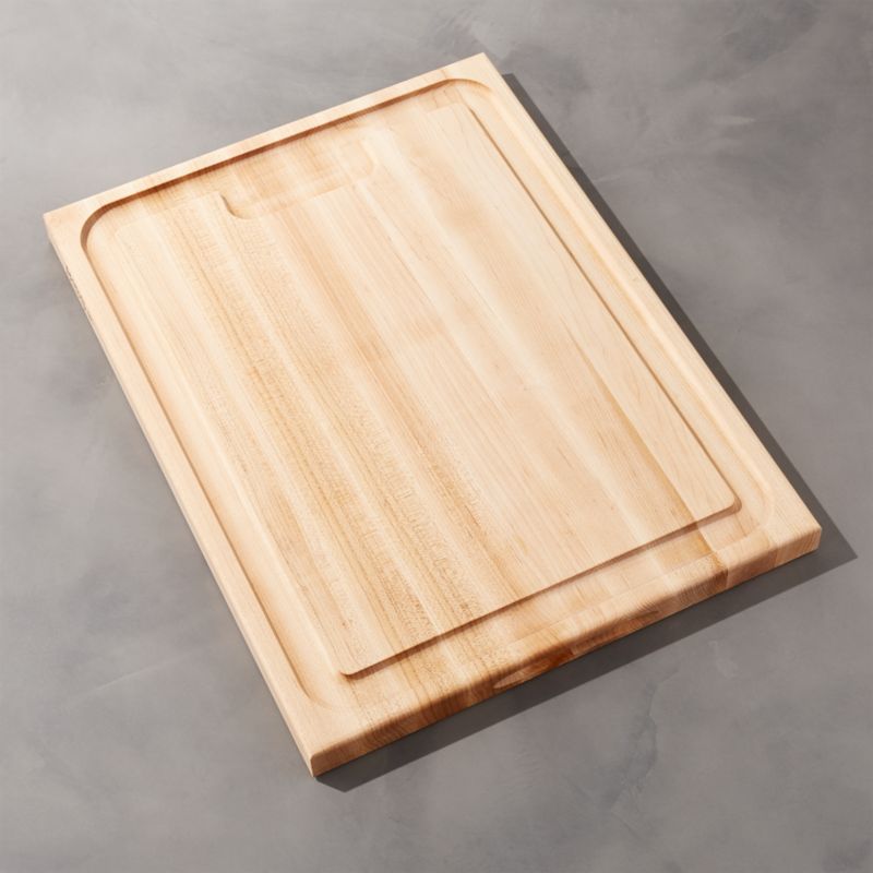 John Boos 24x18 Reversible Au Jus Maple Cutting Board Serving Board   JohnBoosAJsMplCtngBrd24x18SHS18