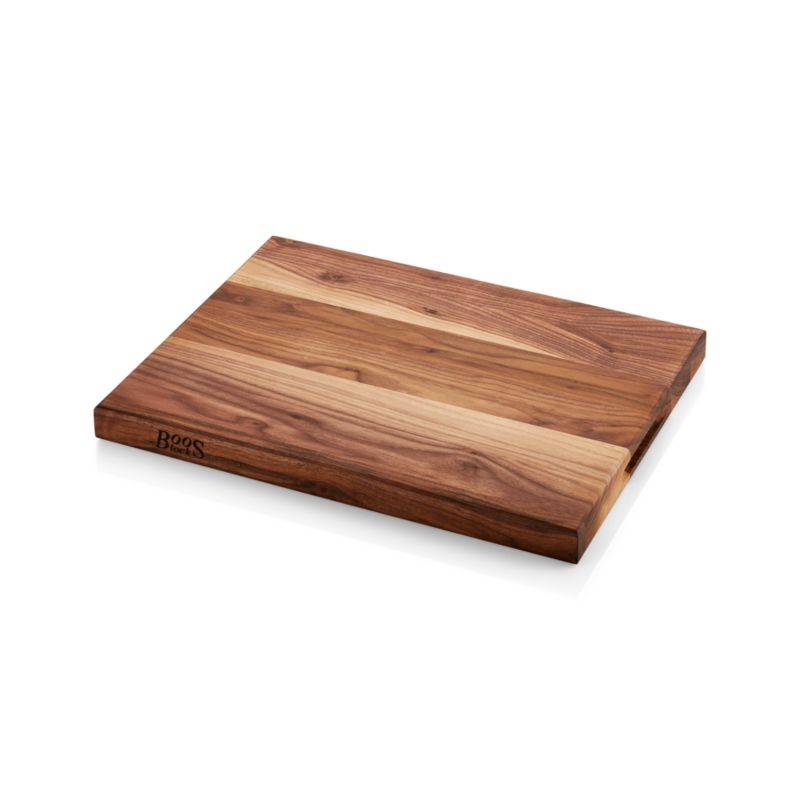 Walnut Wood Reversible Rectangular Cutting Board 20 x 15