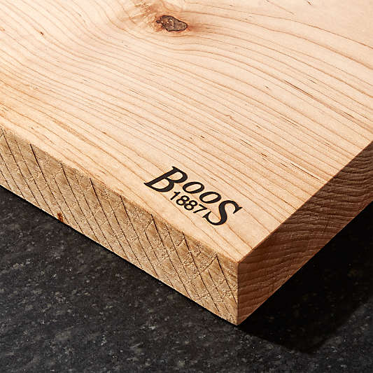 John Boos 17"x12" Rustic Edge Maple Cutting Board