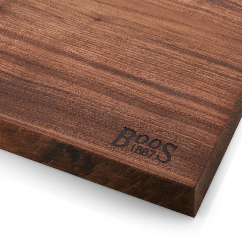 John Boos 17"x12" Rustic Edge Walnut Cutting Board - image 4 of 7