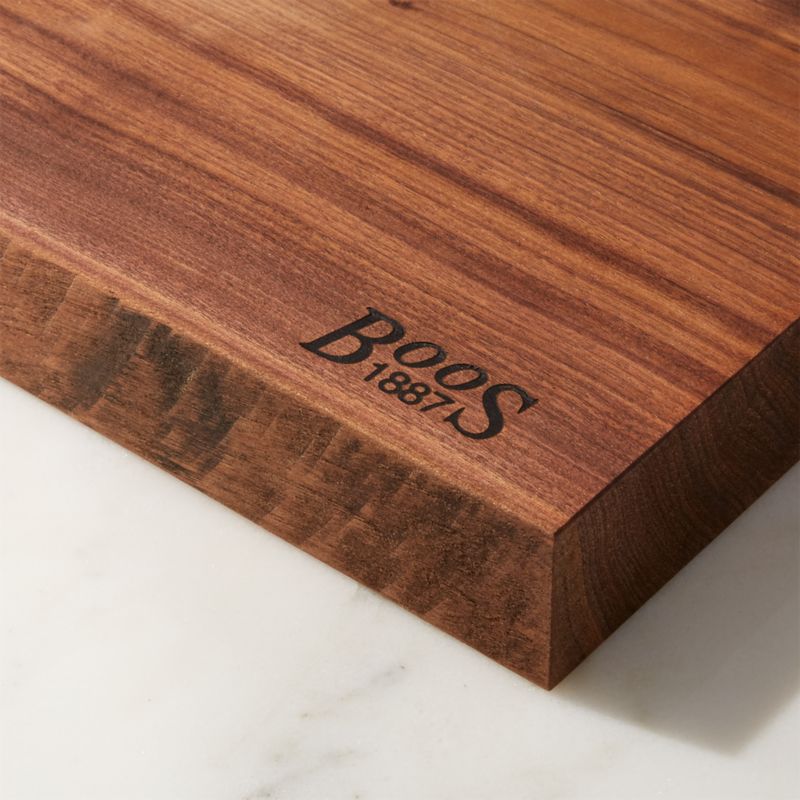 John Boos 17"x12" Rustic Edge Walnut Cutting Board - image 3 of 7