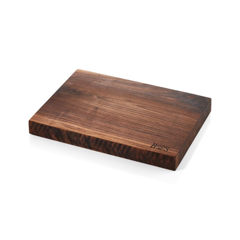 John Boos 17"x12" Rustic Edge Walnut Cutting Board - image 5 of 7