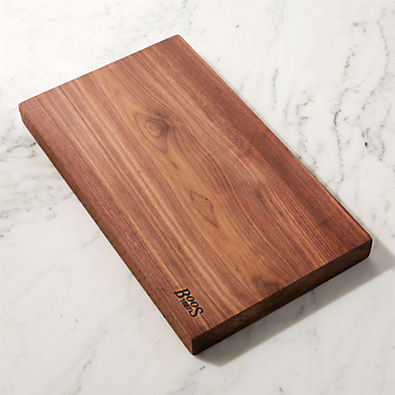 View John Boos 21"x12" Rustic Edge Walnut Cutting Board details