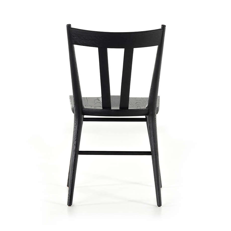 Paton black oak windsor dining online chair