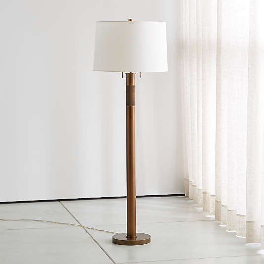 Jordan Brass Floor Lamp