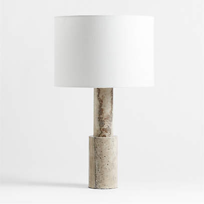 Silver grey best sale table lamp