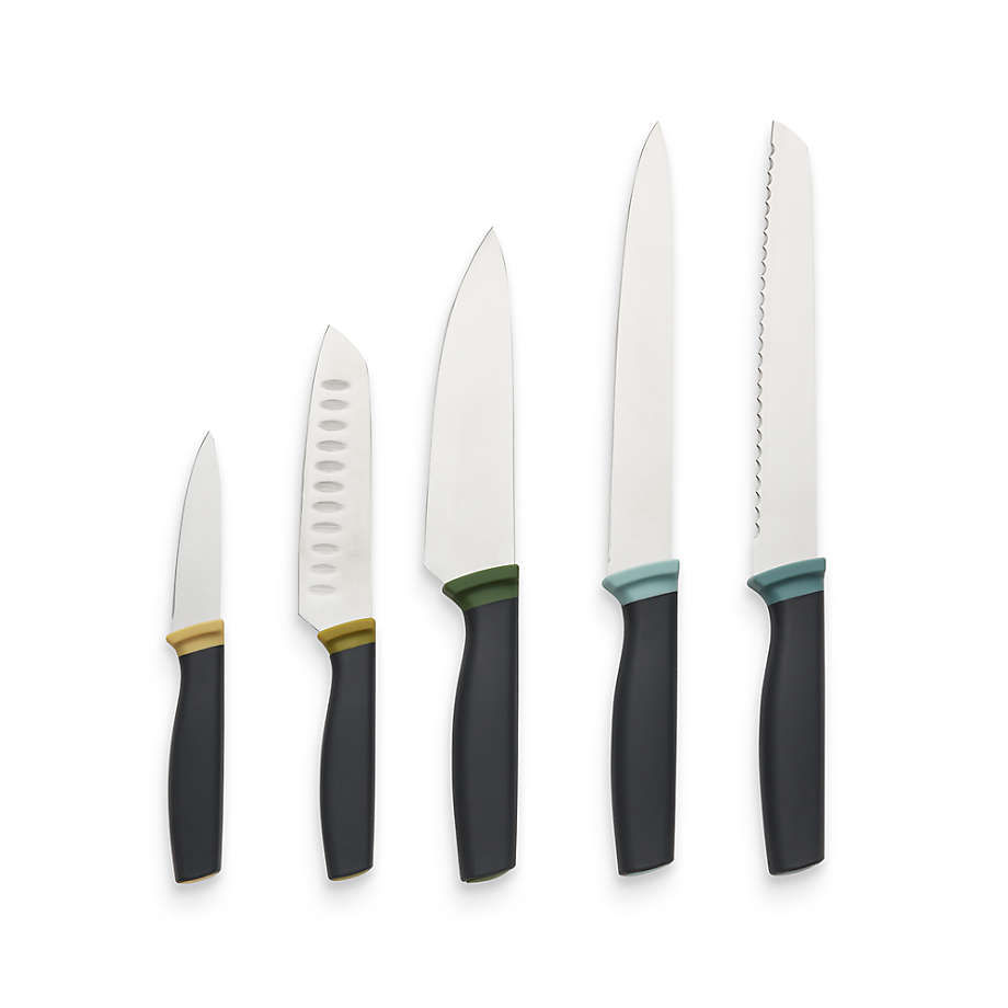 Joseph Joseph Elevate Bamboo 5-Piece Knife Block Set