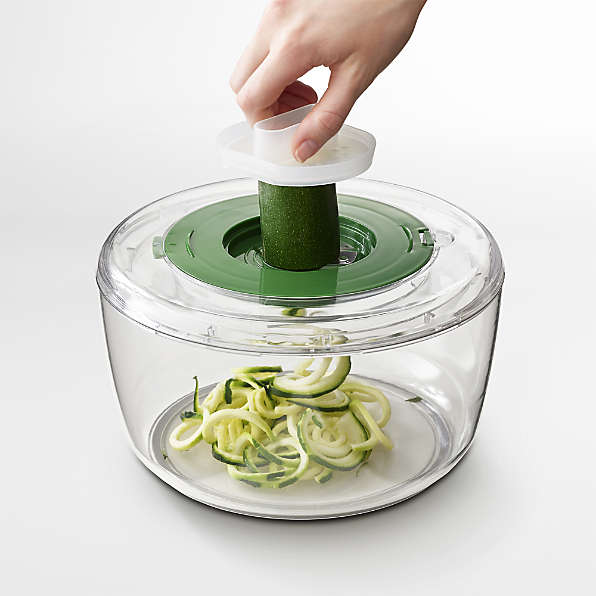 Crate&Barrel OXO ® Glass Salad Spinner