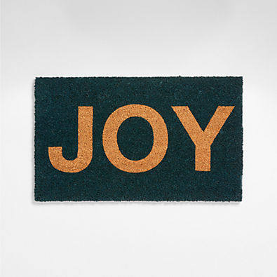 View Joy Green Christmas Doormat 18"x30" details