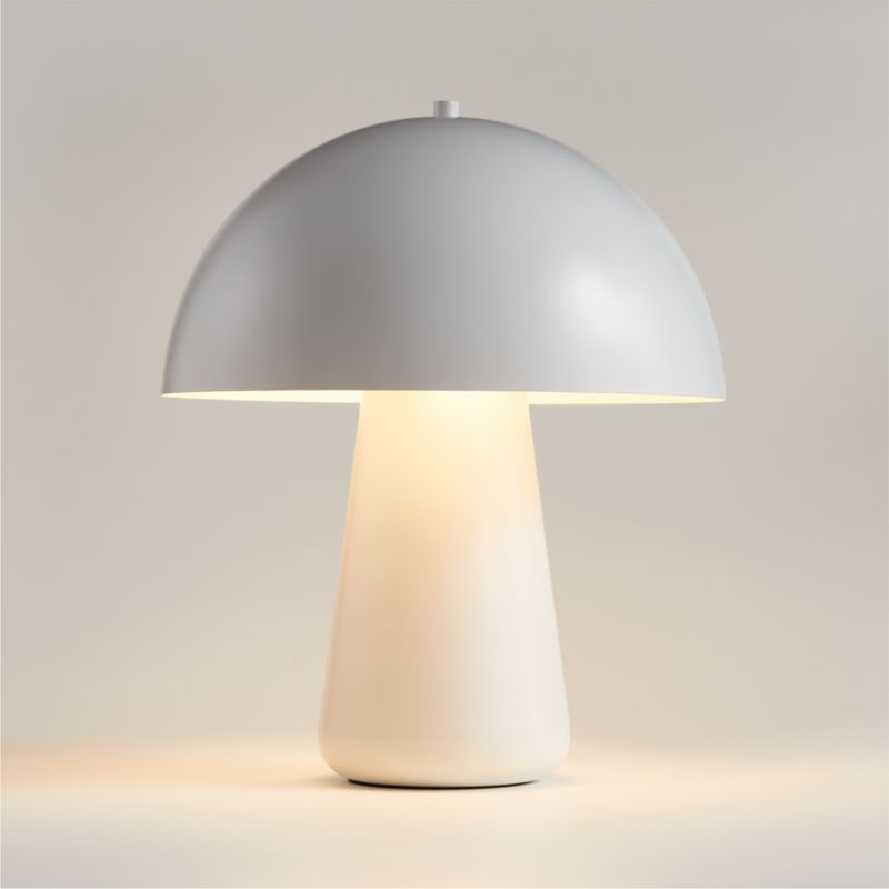 Joy 21.8" White Metal Table Lamp by Leanne Ford