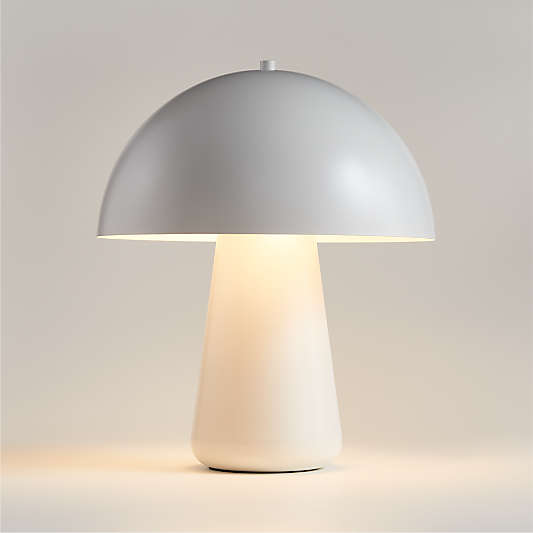 Joy White Metal Table Lamp by Leanne Ford 21.8"