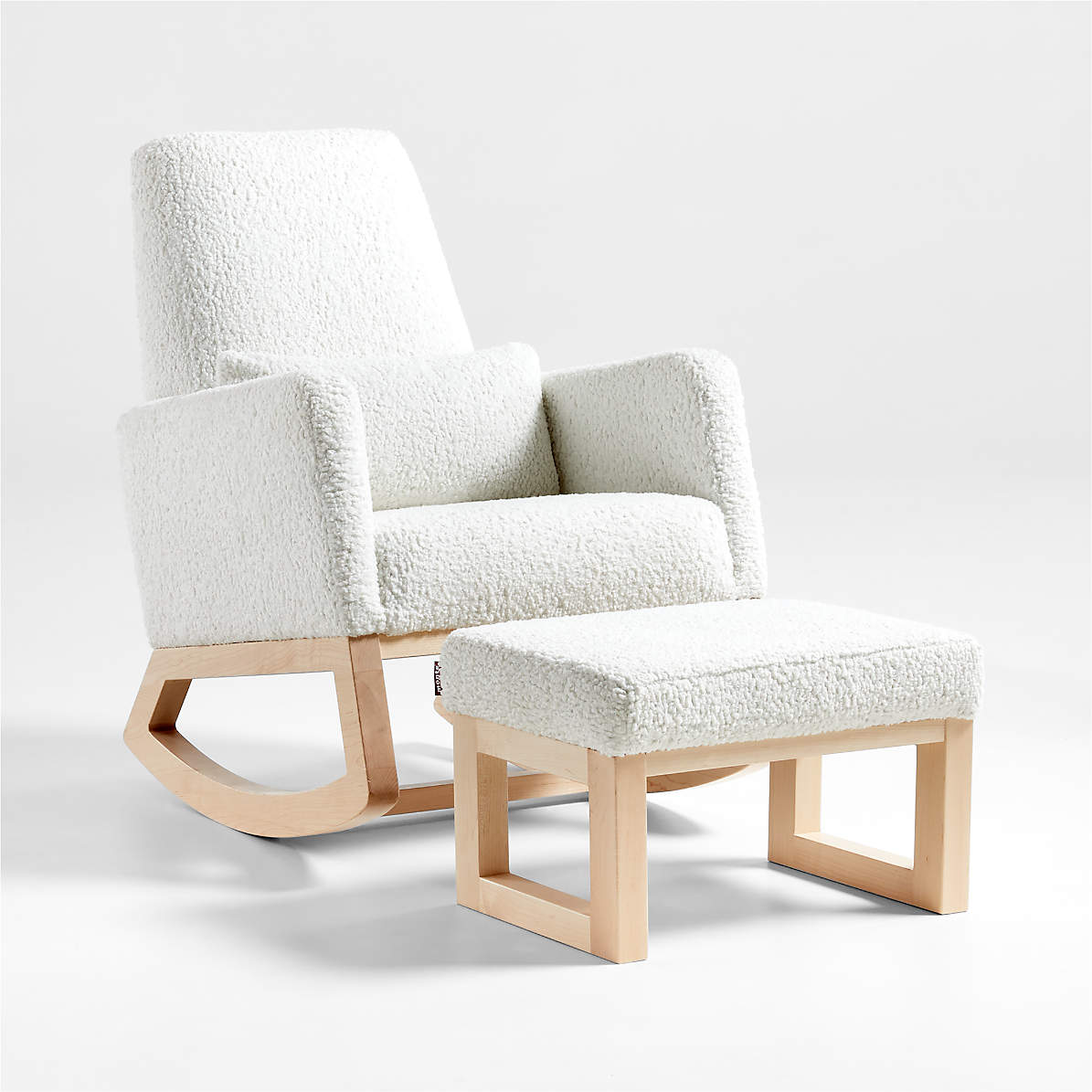 Sheepskin rocking online chair