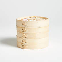 Joyce Chen 6" Bamboo Steamer + Reviews | Crate & Barrel