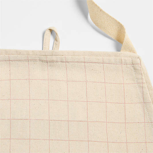 Purple Grid Kids Chef Apron