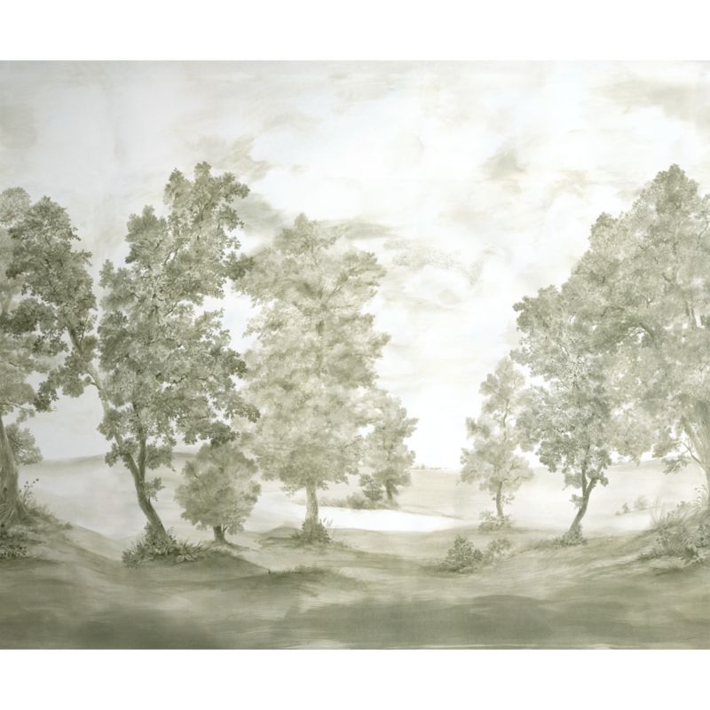 Jardin Green Mural Wallpaper - image 2 of 3