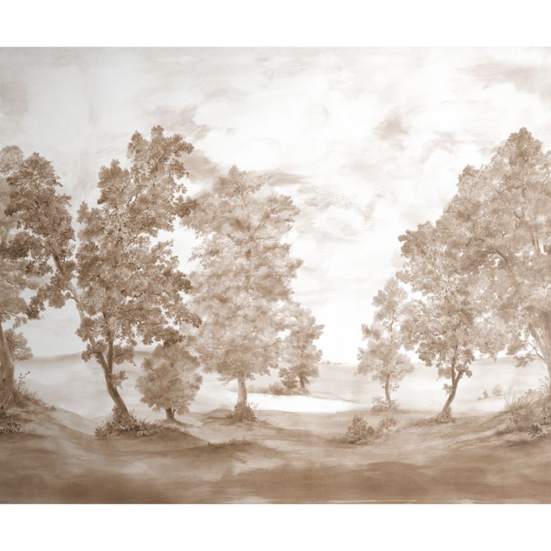 Jardin Brown Mural Wallpaper - image 5 of 6