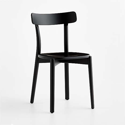 Josephine Black Wood Dining Chair