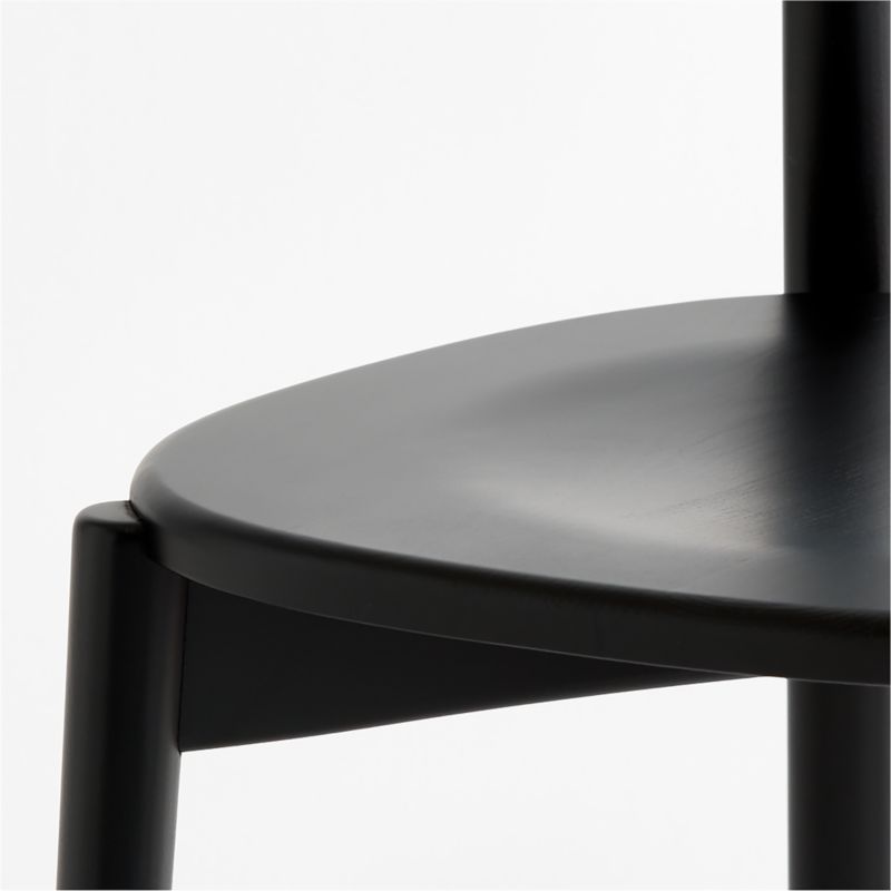 Josephine Black Wood Dining Chair - image 4 of 5
