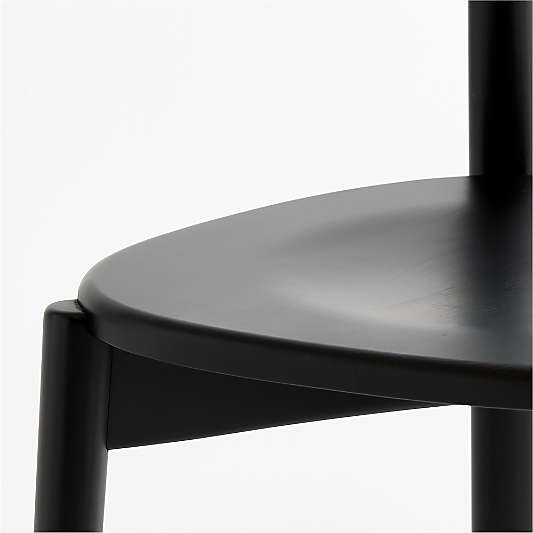 Josephine Black Wood Dining Chair