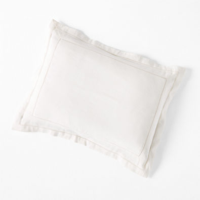 View Jude Cotton Linen Standard Bed Pillow Sham by Jake Arnold details